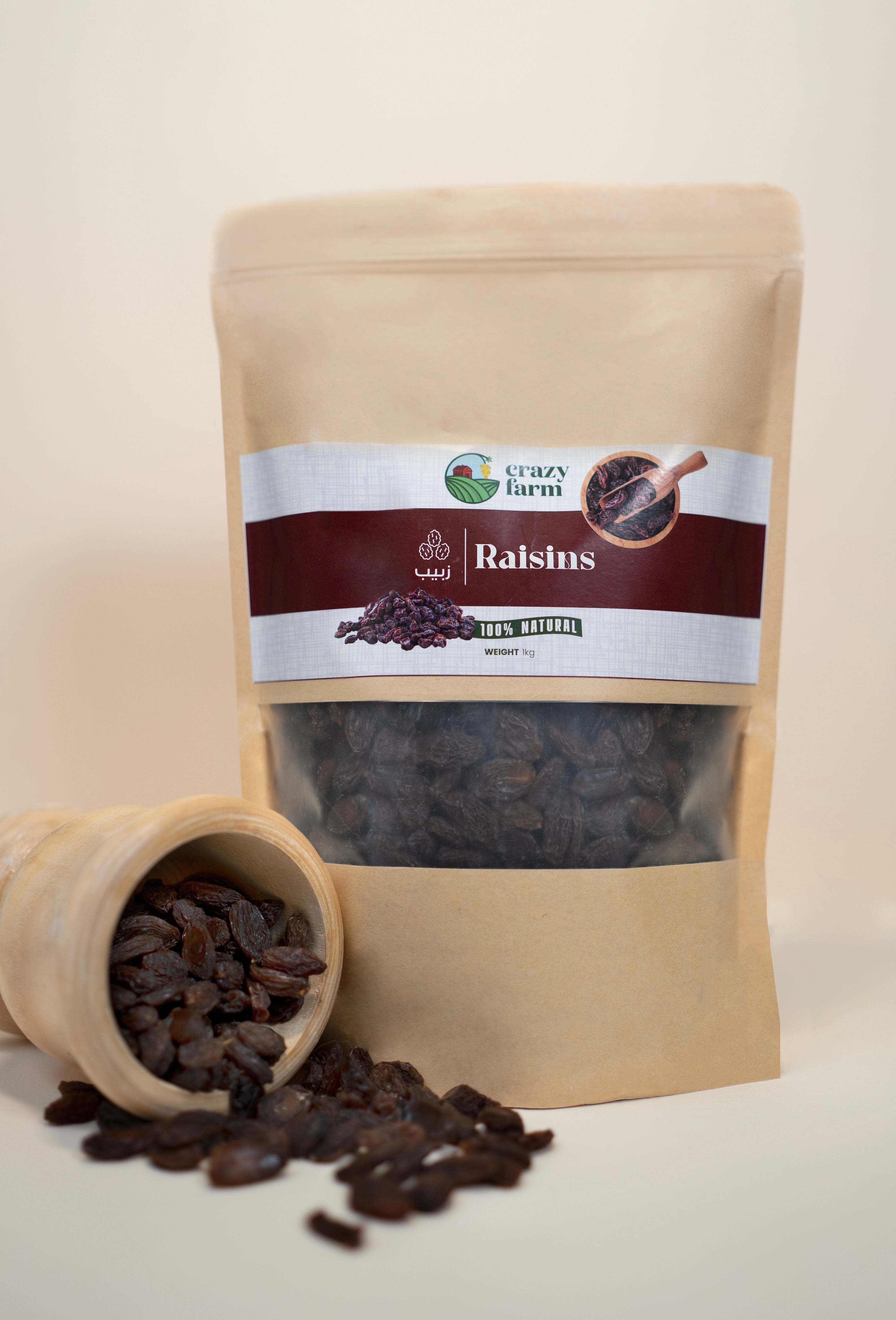 Crazy Raisin Raisins 1kg – Crazy Farm